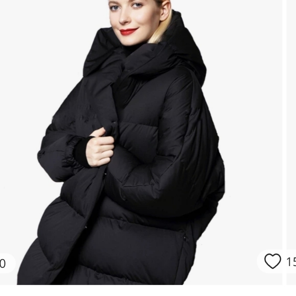 GGsDDup a new down black puffer jacket size XL